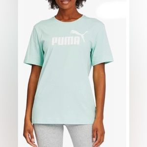 PUMA Womens Boyfriend Logo Tee Shirt